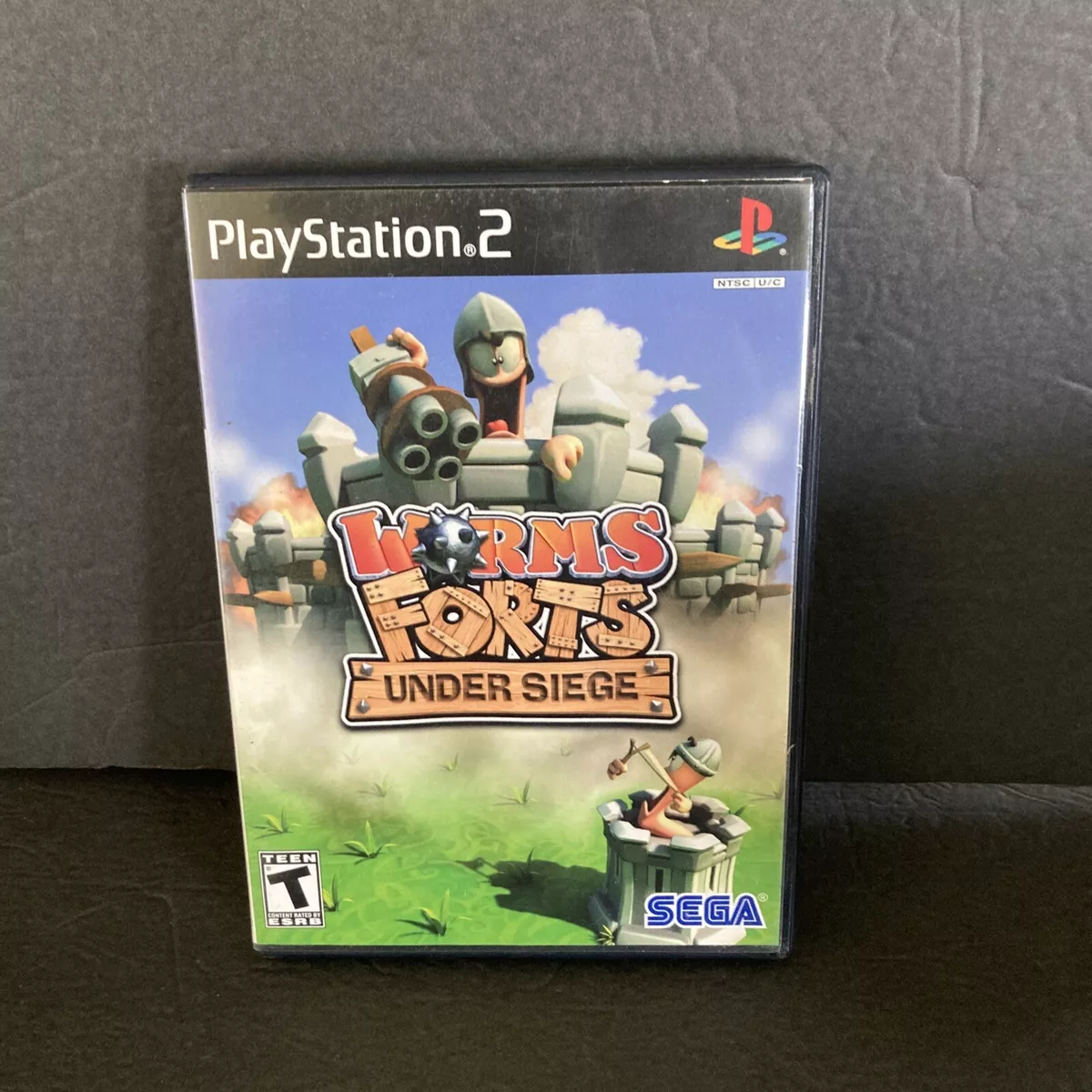 Worms Forts Under Siege PS2 Game Playstation 2 For Sale