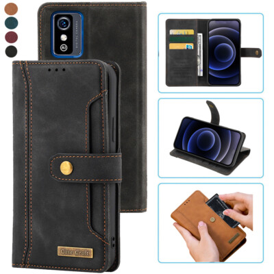 For ZTE Blade L9 Notebook Style Card Case,Leather Magnetic Flip Phone Case