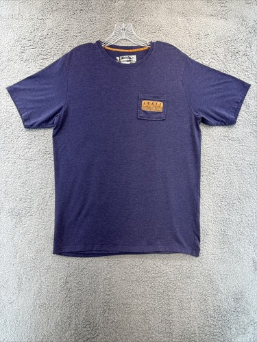 Men’s Leatt Cape Town Motocross Racing T Shirt Large Blue