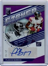 Etched in Time Signatures #ET-PB Plaxico Burress /49 (AU)