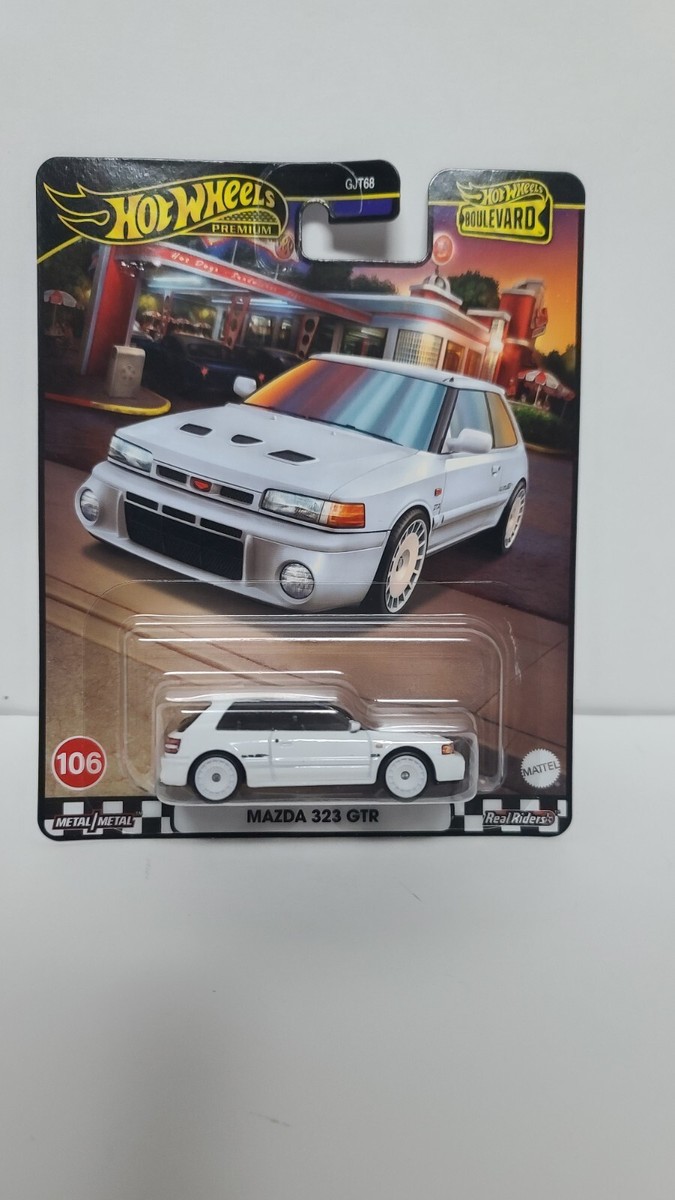 2024 Hot Wheels Premium Boulevard White MAZDA 323 GTR #106 NEW | eBay