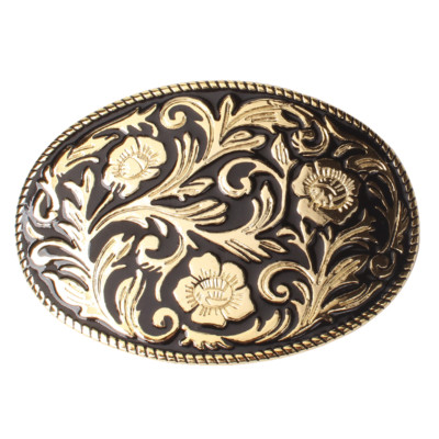 Karaqusa Indian Tattoo Belt Buckle Western Cowboy Native American (TT-02-GD)