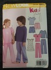 New Look 6641 Pajama Tops Pants Shorts Nightgown Size 3 4 5 6 7 8 Uncut Pattern — photo 1