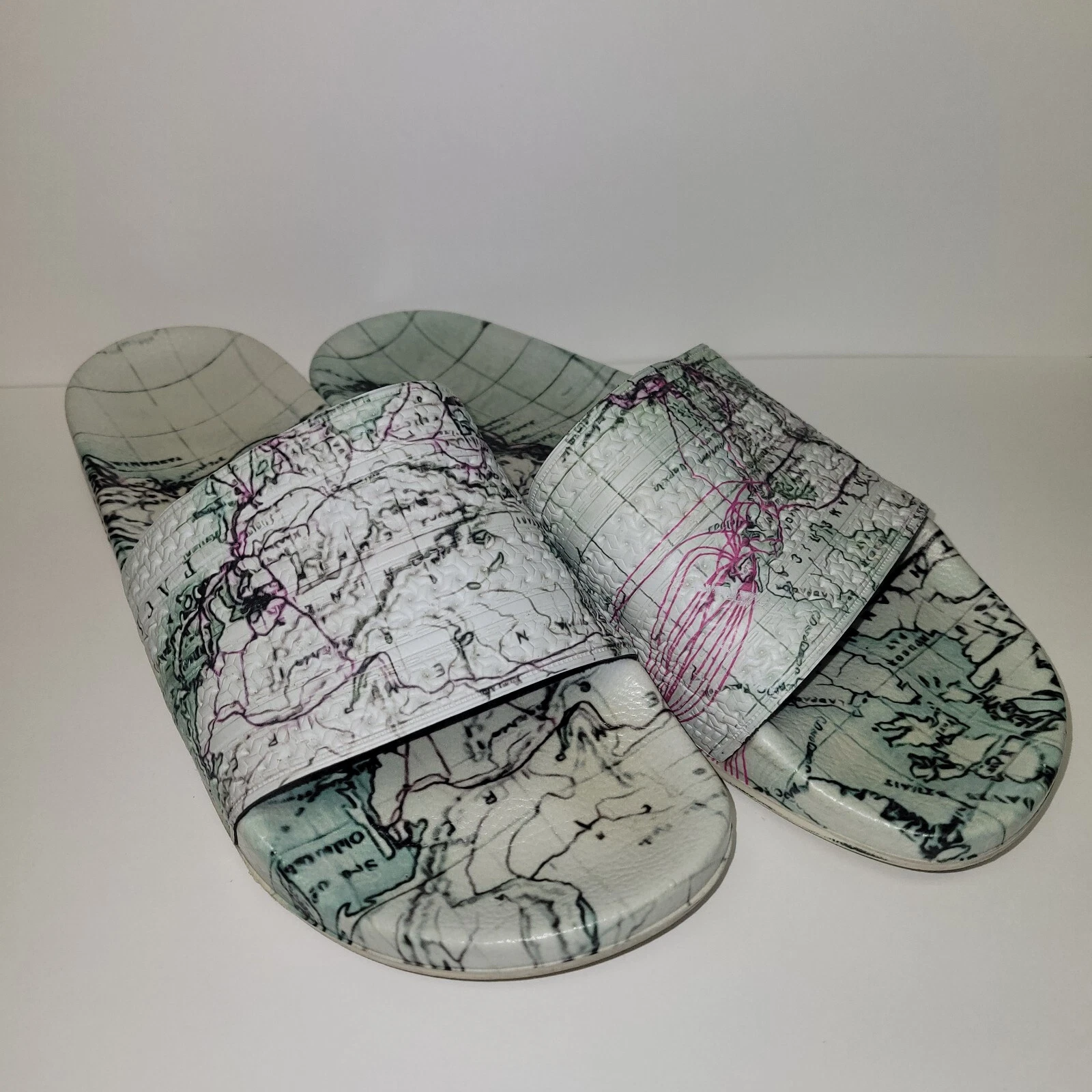 2016 Eddie Huang X Adidas Adilette Huang's World Slides Sandali Uomo 12 F37688