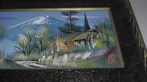 asian painting mount fuji japan japanese - Picture 2 of 3