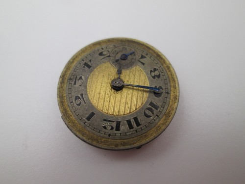 Máquina y esfera reloj pulsera mujer. Cuerda manual. Segundero. 1950. Suiza - Imagen 2 de 6