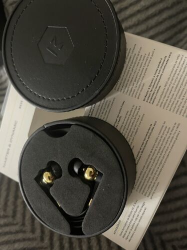 MASTER &DAYNAMIC ME05 INEAR WIRED HEADPHONES BRASS BRAND New With TAG - Picture 5 of 7