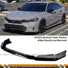 For 25-26 Honda Civic Yofer V2 Urban Gray Black 2 Tone Front Bumper Lip Splitter