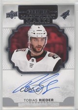 2017-18 Upper Deck Premier Magnificent Marks Tobias Rieder #MM-TR Auto 0s8s