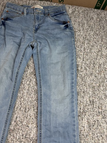 Levis 511 Jeans Performance Slim Boys 16 Reg Waist Size 28x30 Blue Denim - Picture 2 of 17