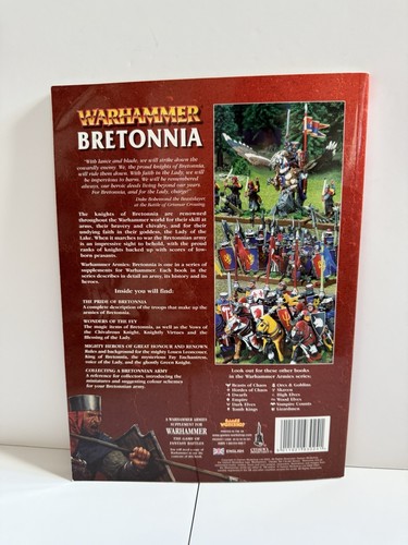 Warhammer Bretonnian Army Book 7th Ed Bretonnia Armies Games Workshop Codex 🟡 - Bild 2 von 6