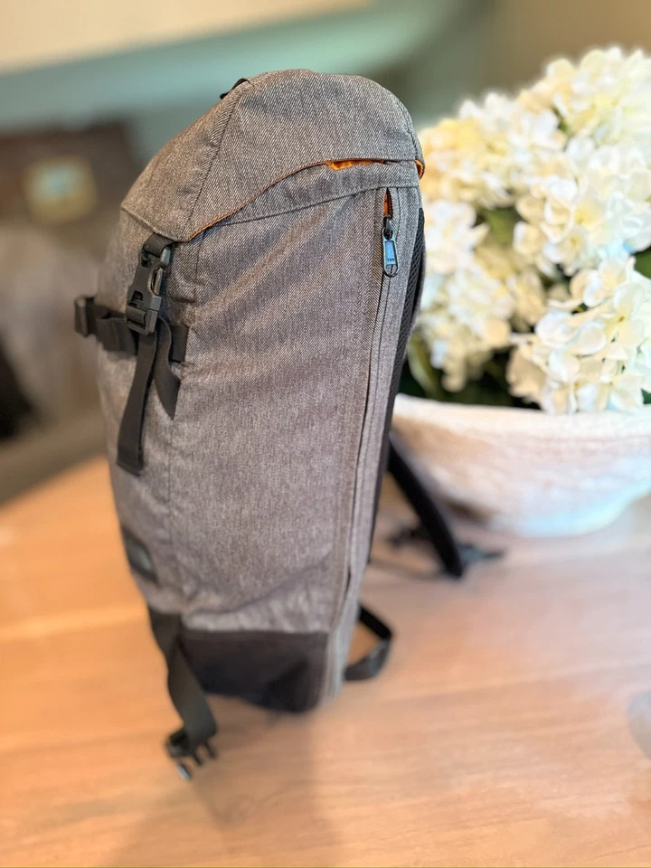 Mochila The North Face Roll Top T196/T596 Mochila Urbana Forrada Naranja De Colección Foto 2 de 4