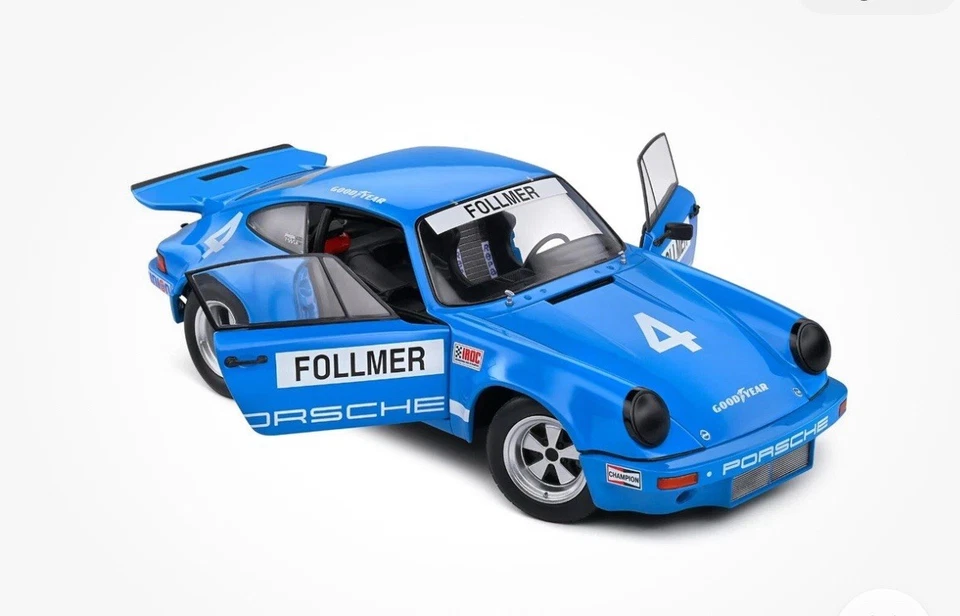 1974 Porsche 911 RS 3.0 #4 George Follmer IROC Riverside 1/18 Diecast Model Car - Image 2 of 4