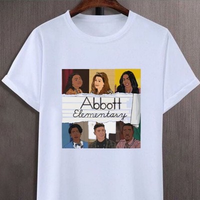 Retro Abbott Elementary T-shirt, Abbott Elementary TV Show Tee, Black Teachers