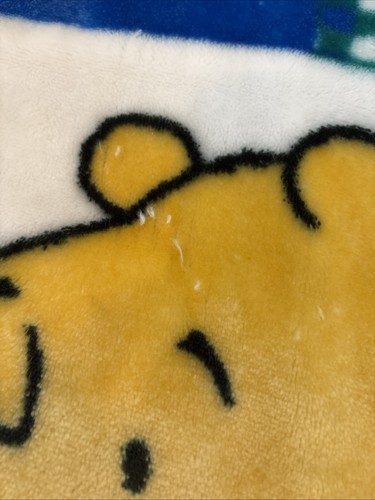 Vintage Disney Winnie the Pooh Piglet Honey Pot Fleece Soft Baby Blanket 42x32” - Picture 8 of 8