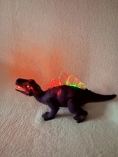 LED Light Up Walking And Roaring Purple Dinosaur Toy By Windy City Novelties