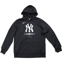 Aaron Boone Yankees Autographed Game Used 2024 Postseason Hoodie (CX Auth)