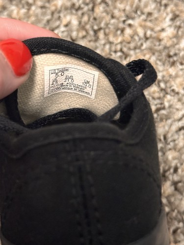 Schwarz Vans Kleinkind Größe 5 Original Schuh - Bild 8 von 8