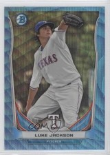 2014 Bowman Prospects Chrome Blue Wave Refractor Luke Jackson #BCP18 00jz