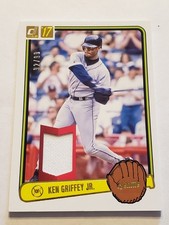 92/99 GOLD 2017 Panini Donruss '83 Retro Materials Ken Griffey Jr #RM-JR