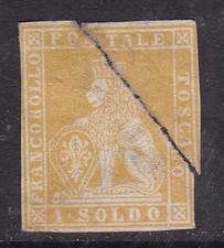 TUSKANIA ^^^^^^^^1851 RZADSZY sc#2 NG IMPERF CLASSIC $5350.00 @xxdco3788tusc