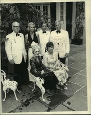 1972 Press Photo The Royal Society of St. George hosted a cocktail party.