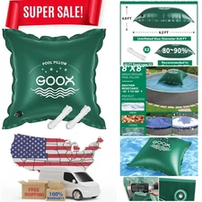 High-Quality 8' x 8' Winter Pool Pillow - Includes Ropes for Secure Installation