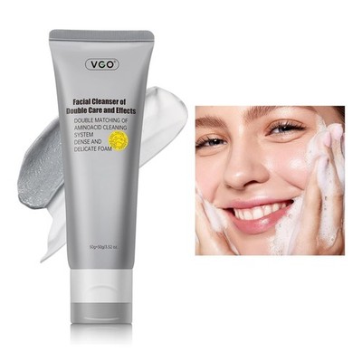 Mud Mask Double Care Facial Cleanser - 3.52oz, Suitable for All Skin Types