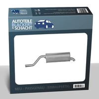 Auspuff Endtopf für Fiat Grande Punto Punto EVO