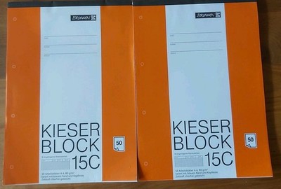 Kieser Block 15 C Kariert, DIN A4