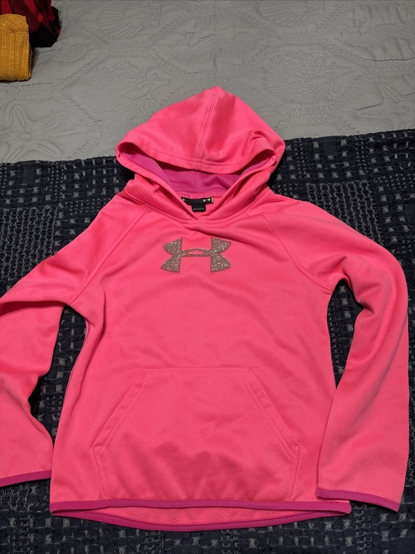 Under Armour Girls Size 6 Hoodie “pink”