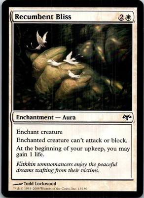 Recumbent Bliss Magic The Gathering Eventide Light Play