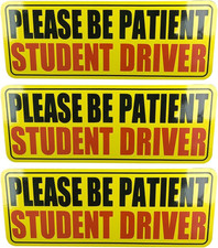 3 PCS Student Driver Magnet for Car, Please Be Patient Student Driver, Magnet...