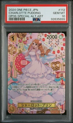 [PSA 10] Charlotte Pudding SP OP03-112 OP08 Two Legends Japanese One Piece 2024