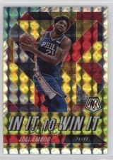 2019-20 Panini Mosaic In It to Win It Joel Embiid #18 0d3