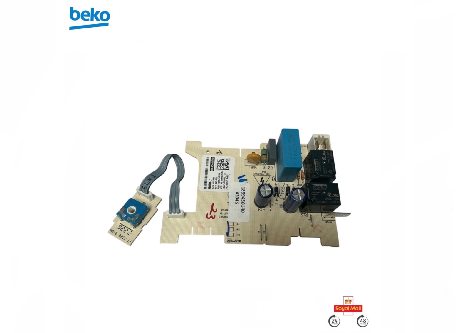 Genuine Beko Dishwasher Main Control PCB Module 1899450140  BR2S1