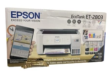 Epson Eco Tank ET-2803 Wireless Color All-in-One Supertank Inkjet Printer