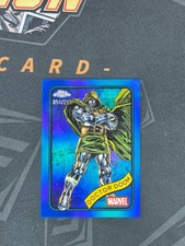 2025 Topps Chrome Marvel #148 DOCTOR DOOM Blue Refractor /299