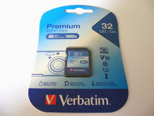 32GB SDHC Card Class 10 Premium V10 600x ( 32 GB SDHC Karte ) VERBATIM Neu