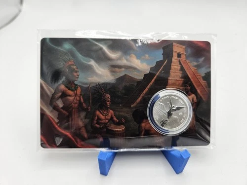 2026 Mexico Libertad Tribute 3 Gram .999 Silver REVERSE PROOF Art Medal in card