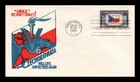DR JIM STAMPS US COVER CZECHOSLOVAKIA OVERRUN COUNTRIES FDC SCOTT 910 ADDRESSED