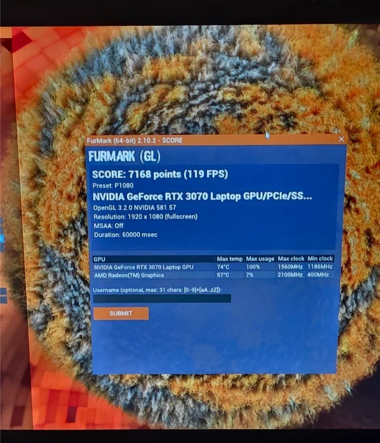 XMG Apex 15 (M21) (AMD Ryzen 9 5900HX, NVIDIA RTX 3070, 32 GB RAM) Gaming Laptop - Bild 3 von 4