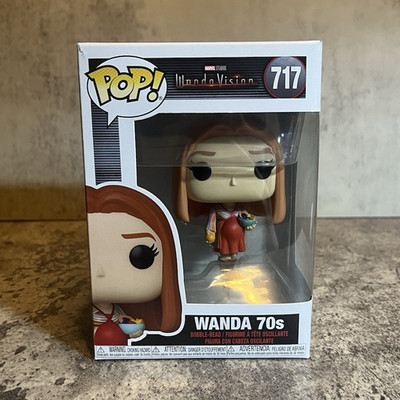 Funko Marvel WandaVision Wanda 70s #717 Bobblehead Pop! Vinyl Figure