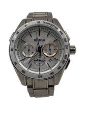 SEIKO Solar Watch Analog Stainless SLV SLV SS 8B82 0AP0