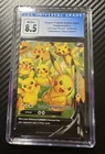 2021 POKEMON BLACK STAR PROMOS #SWSH142 PIKACHU V-UNION CGC 8.5