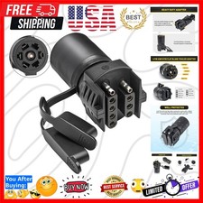 7 to 4  5 Pin Trailer Adapter, 2-in-1 Design