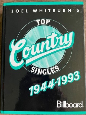 Joel Whitburn Billboard Book Top Country Singles 1944-1993 - Free U.S. Shipping