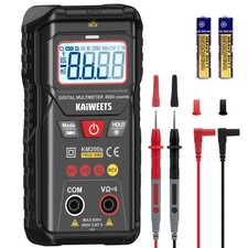Digital Multimeter TRMS 4000 Counts Auto Range Voltmeter for Car