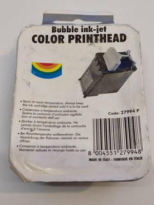 1x OLIVETTI Bubble Ink-jet COLOR Print-Head Ink for Printers CODE 27994 P