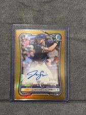 2026 Bowman Jac Caglianone Chrome Rookie Auto Gold Refractor RC #/50 Royals